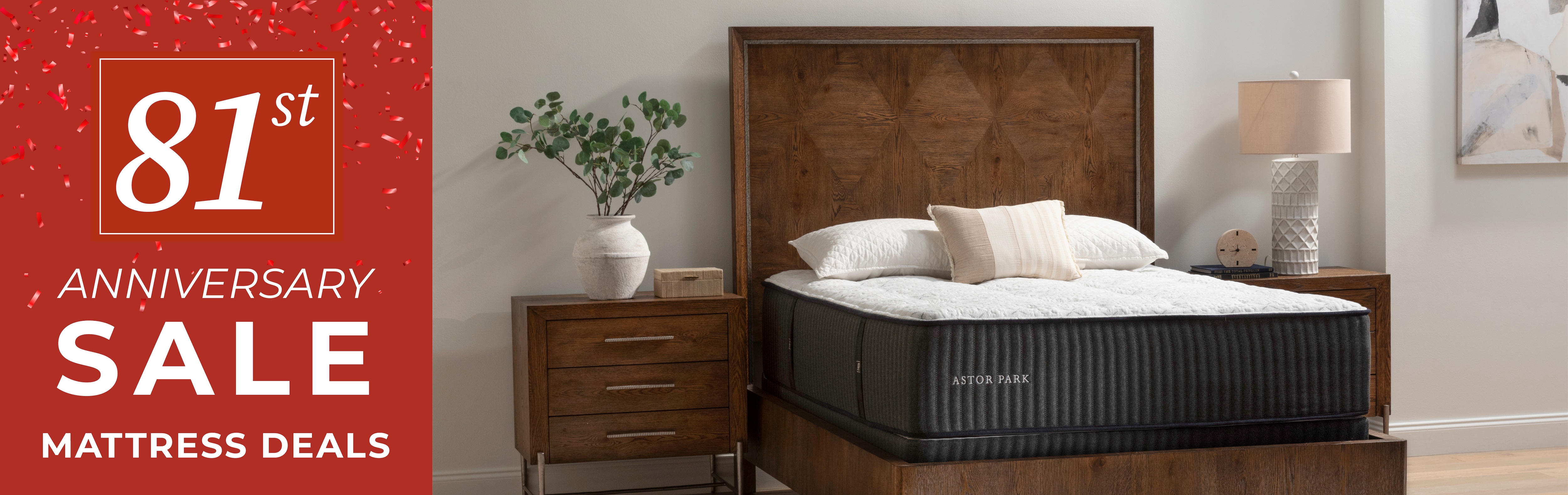 81st Anniversary Sale mattress deals