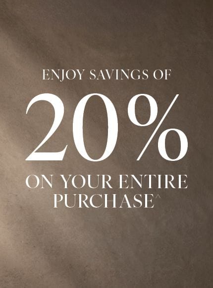 Save 20% today!