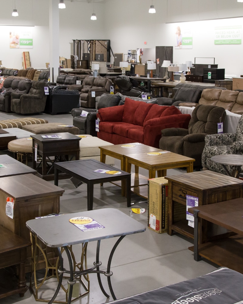 Furniture clearance deals at WG&R Furniture