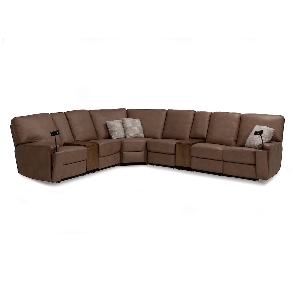  greystone sectional w recliner llup  