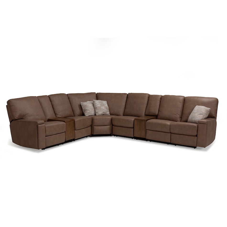  greystone sectional w recliner llup  