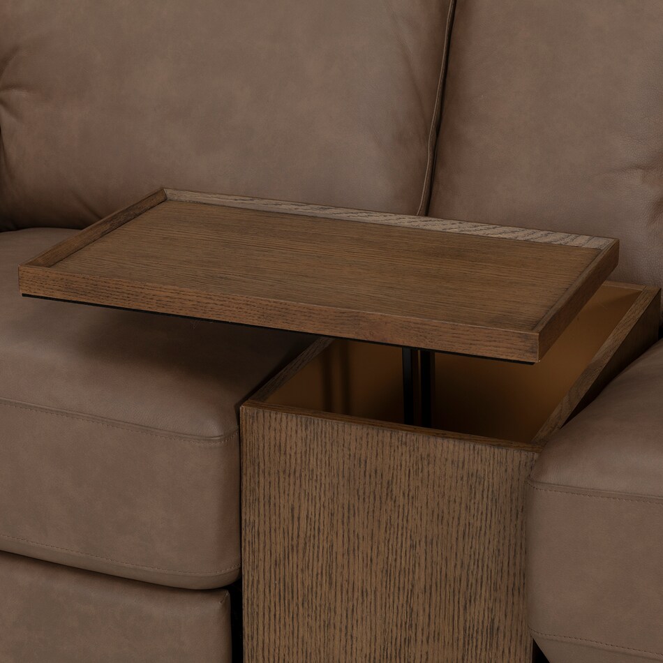 greystone sectional w recliner llup  