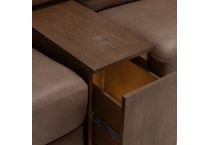  greystone sectional w recliner llup  
