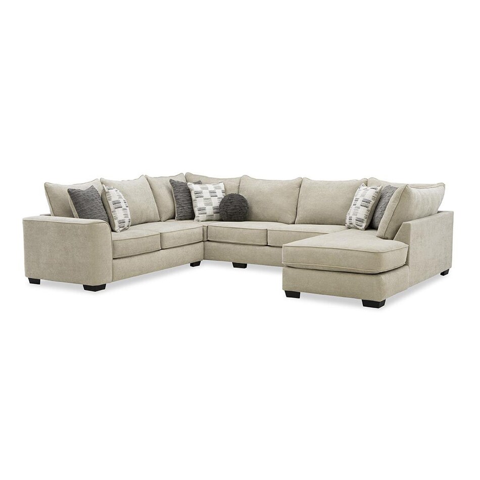  glenrock beige sectional stationary ap  