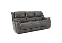  grey leathermatch sofa   