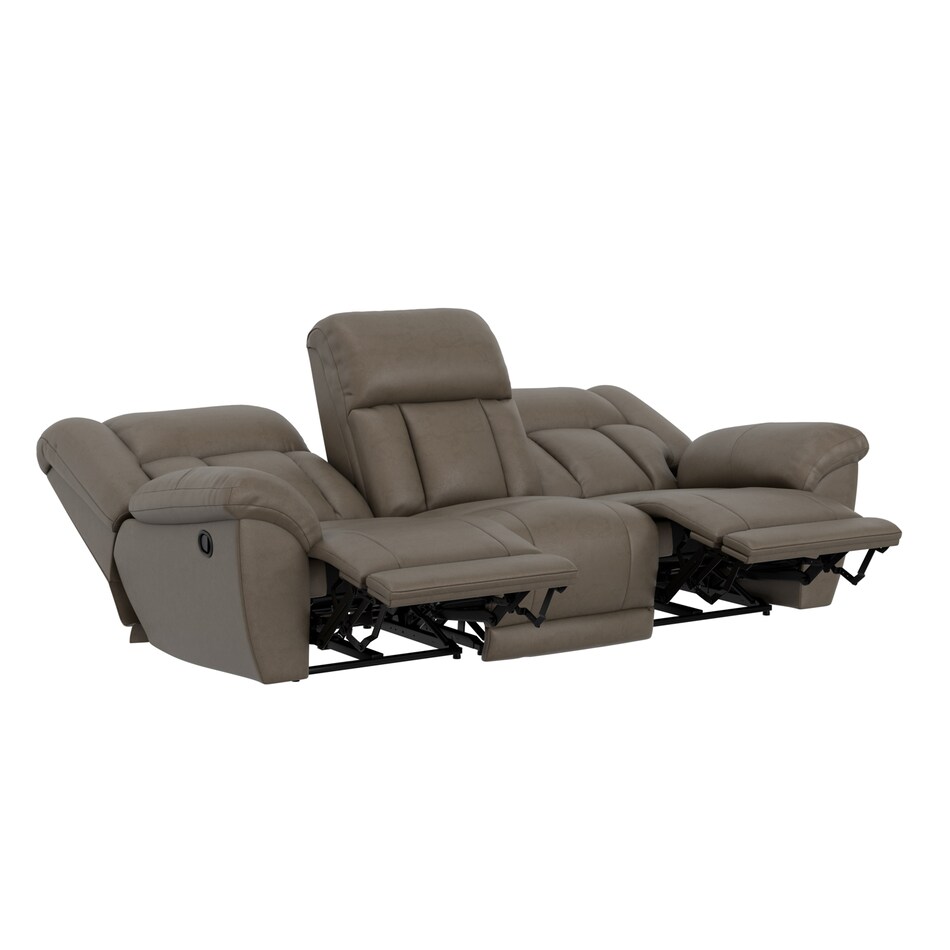   play proof casual transitional recl sofa   