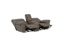   play proof casual transitional recl sofa   