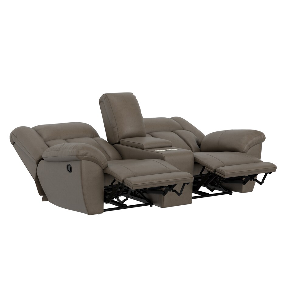   play proof casual transitional recl sofa   