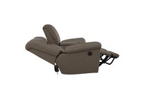   play proof casual transitional recl sofa   