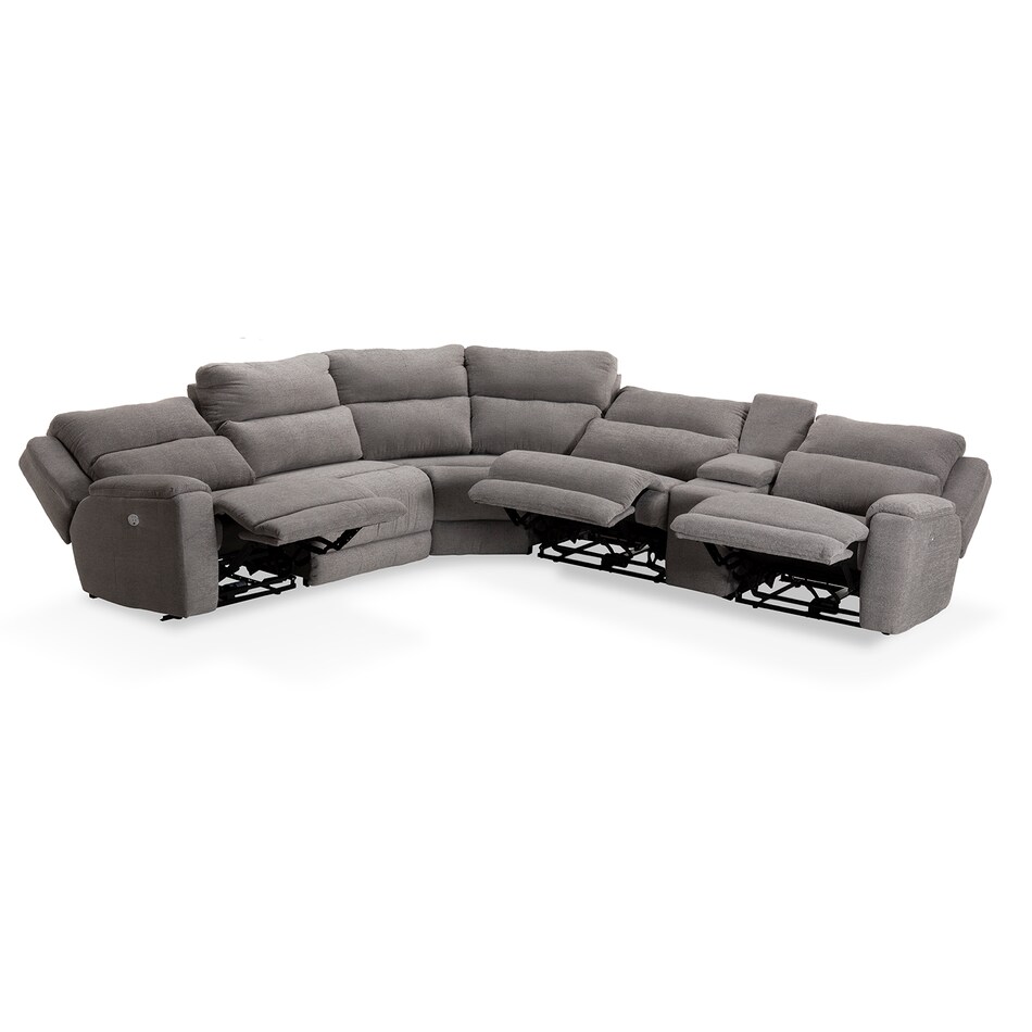   cape cod sectional w recliner spc  