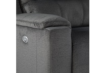   smoke sectional w recliner spc  