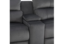   smoke sectional w recliner spc  