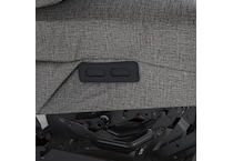   smoke sectional w recliner spc  