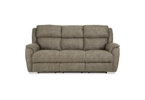  tan casual transitional recl sofa   