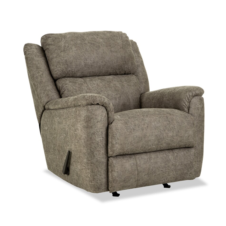  tan casual transitional recl sofa   