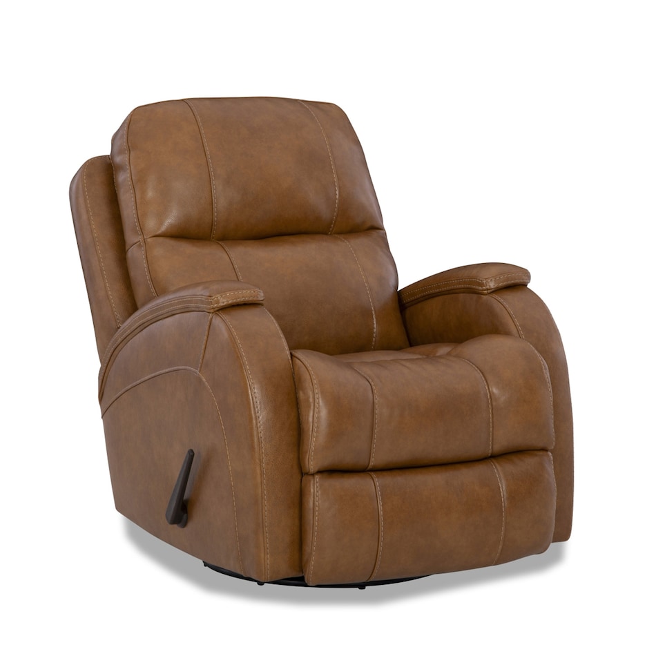  saddle leather recliner   