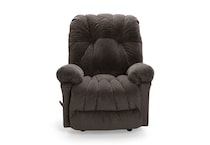  charcoal chaise rocker recliner   