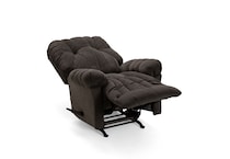  charcoal chaise rocker recliner   