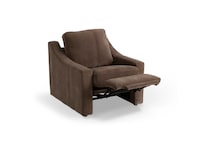  casual transitional recl sofa   