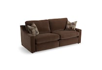  casual transitional recl sofa   
