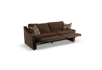  casual transitional recl sofa   