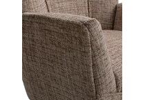    dark walnut stationary chair   