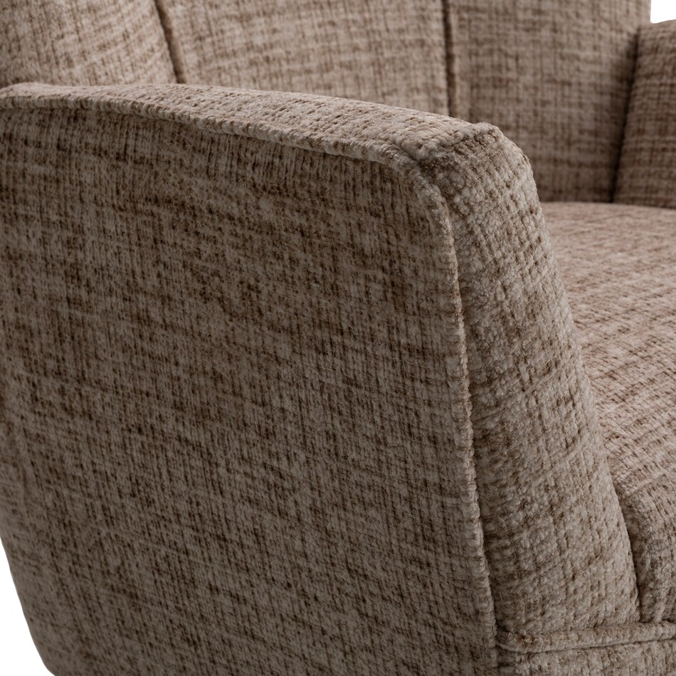    dark walnut stationary chair   