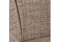    dark walnut stationary chair   