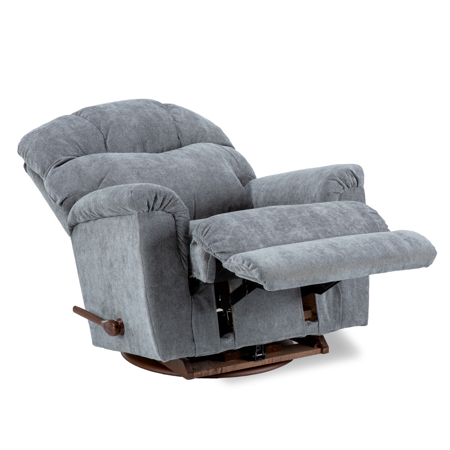 La-Z-Boy Lancer II Gray Swivel Rocker Recliner | WG&R Furniture