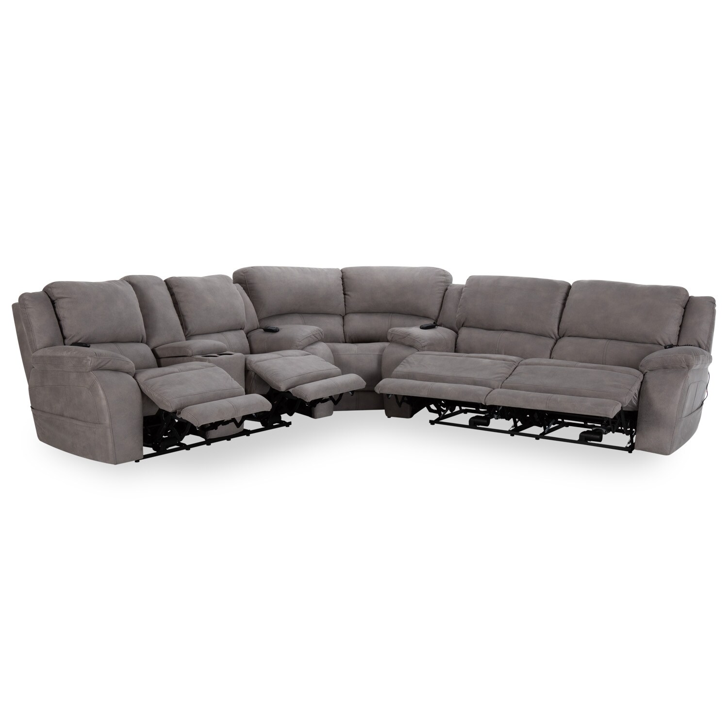 Nicky 3-Pc. Power Reclining Sectional | WG&R Furniture