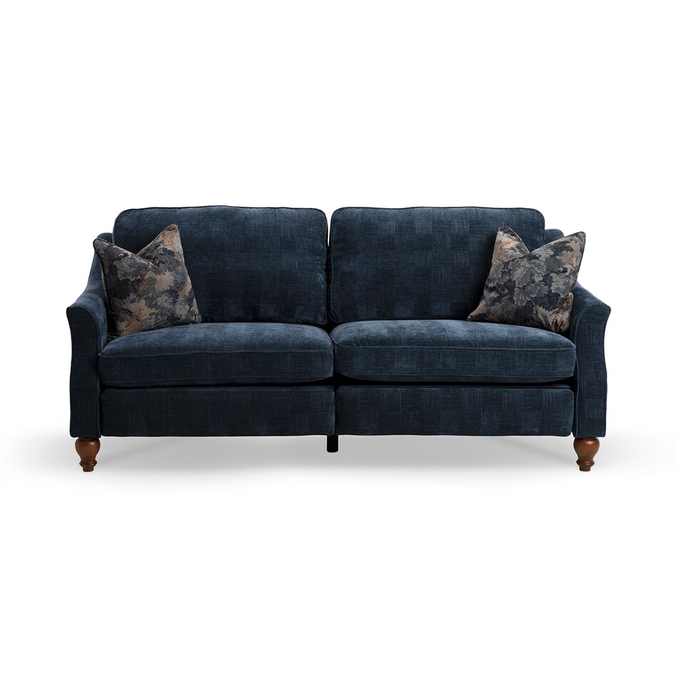  casual transitional recl sofa   