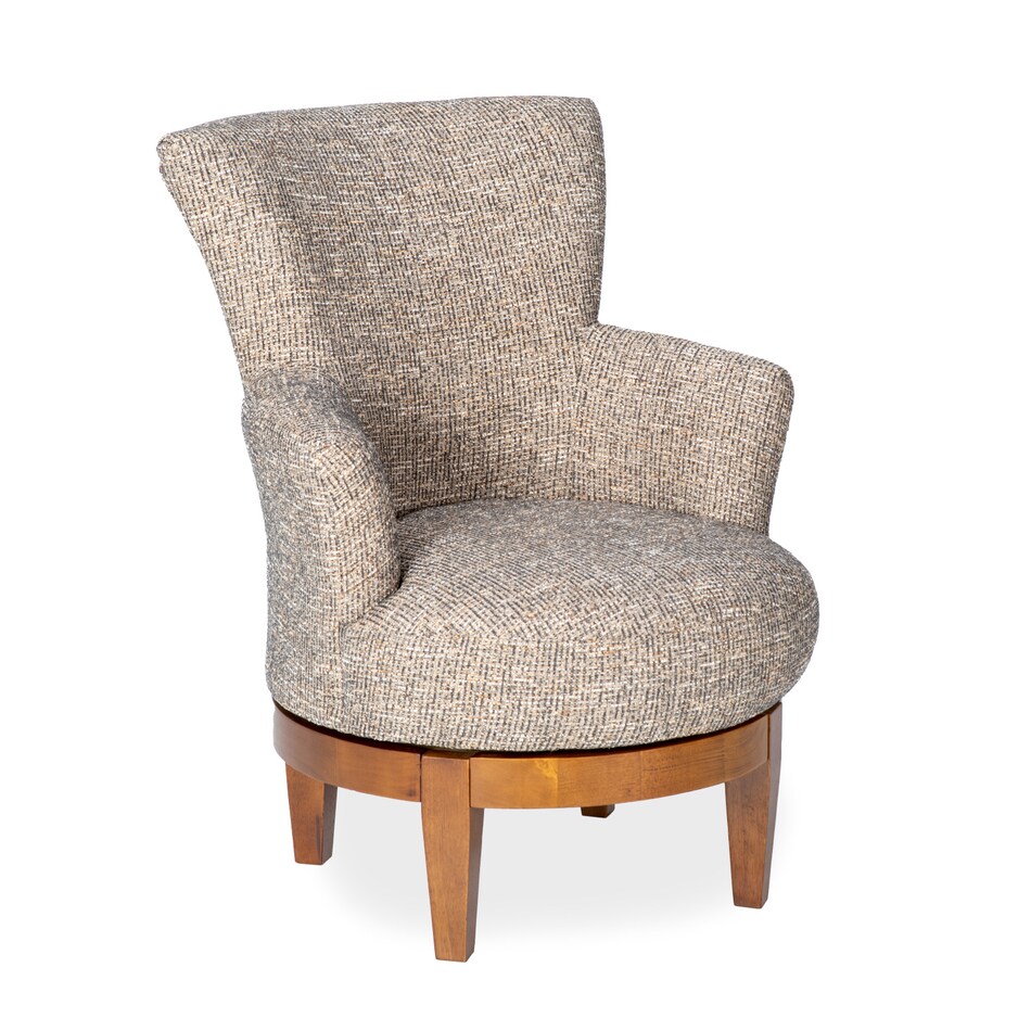 b peppercorn swivel rocker chair   