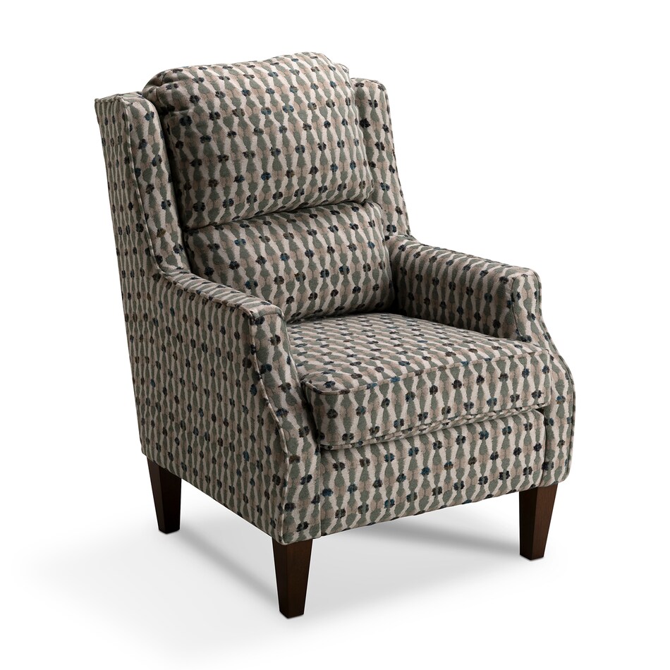    dark walnut stationary chair   