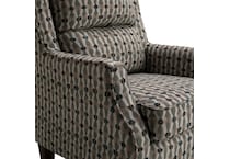    dark walnut stationary chair   