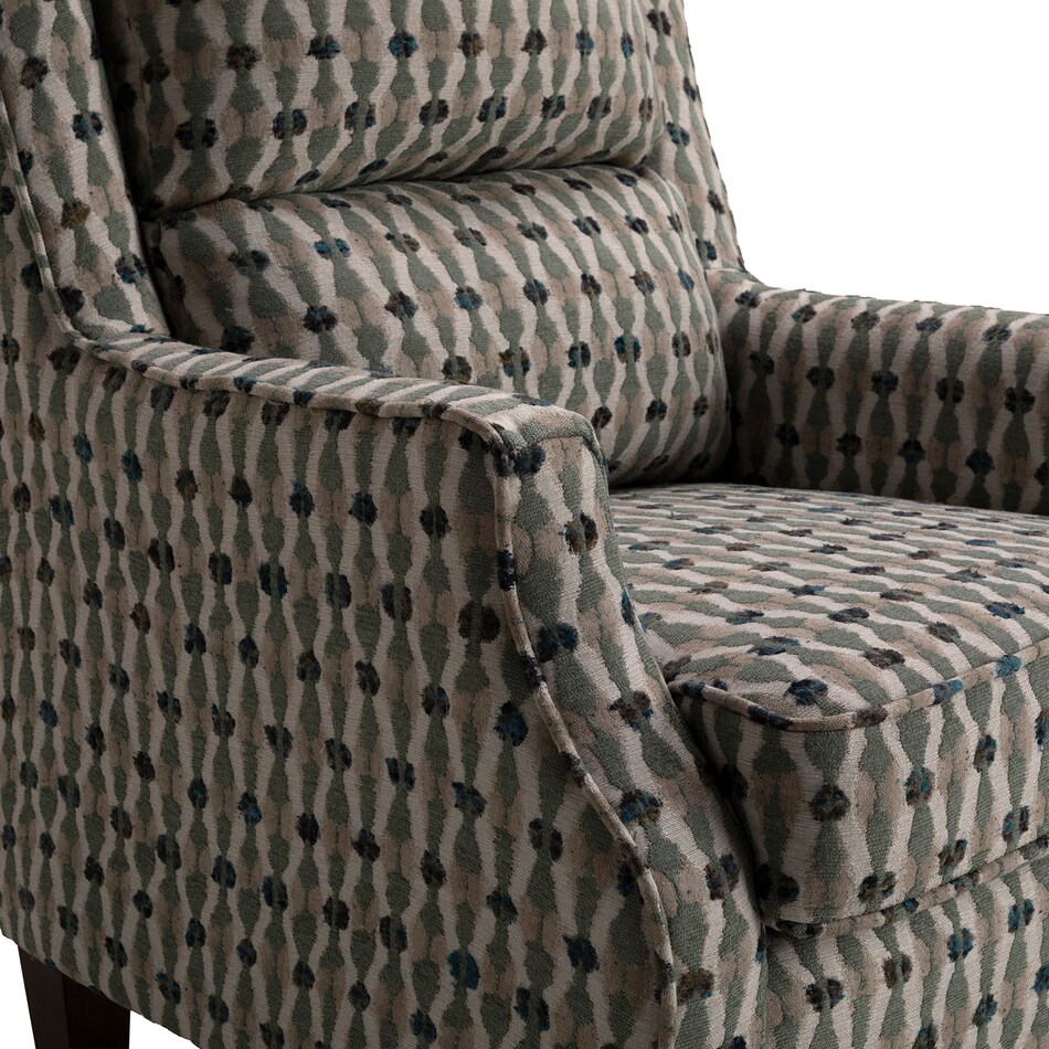    dark walnut stationary chair   