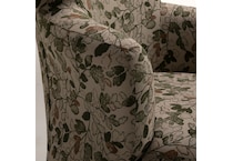    dark walnut swivel rocker chair   