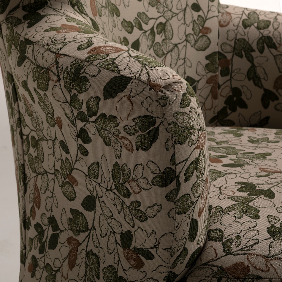    dark walnut swivel rocker chair   