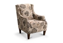    dark walnut stationary chair   