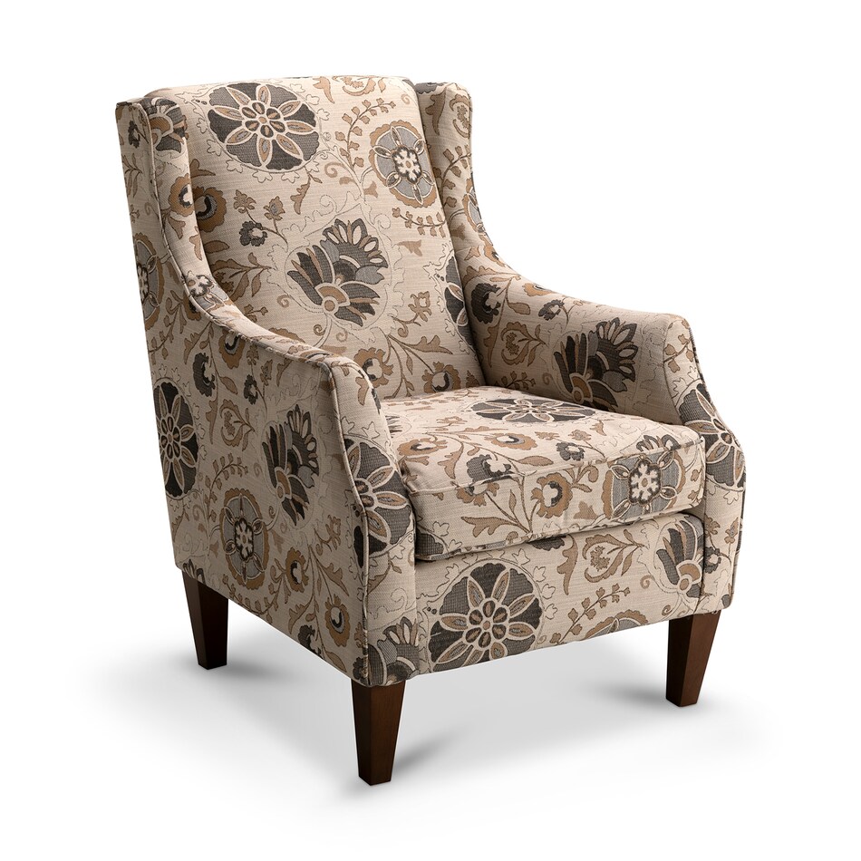    dark walnut stationary chair   