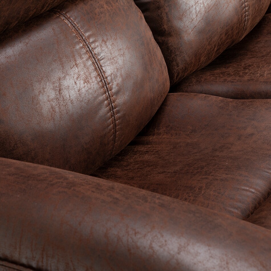  casual transitional recl sofa   