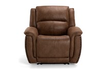   casual transitional recl sofa   
