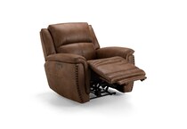   casual transitional recl sofa   