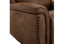   casual transitional recl sofa   
