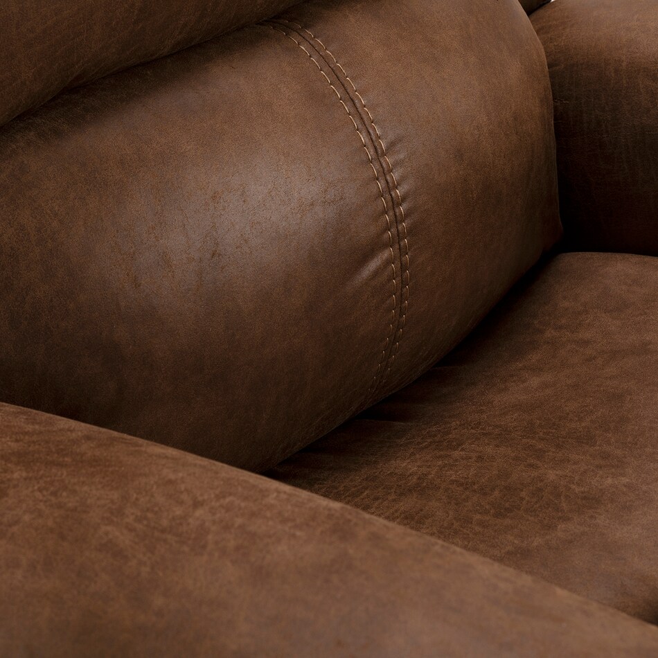   casual transitional recl sofa   