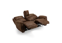   casual transitional recl sofa   