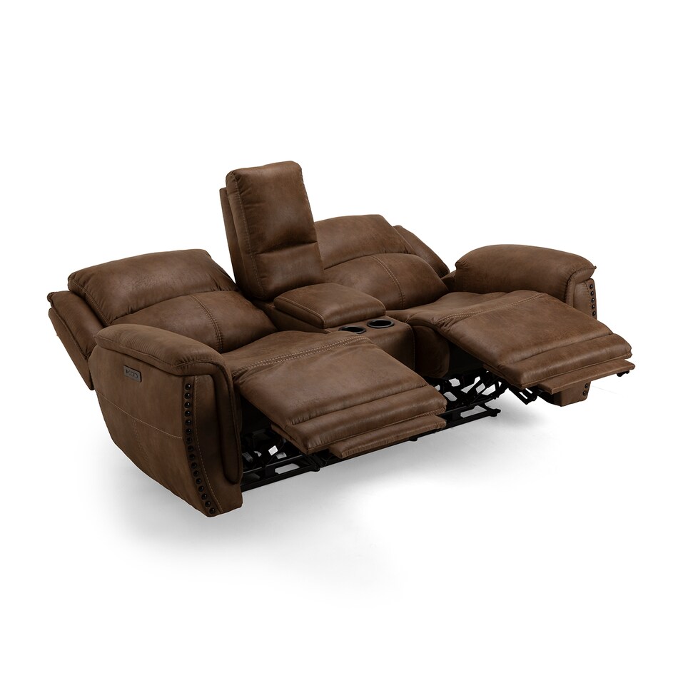   casual transitional recl sofa   
