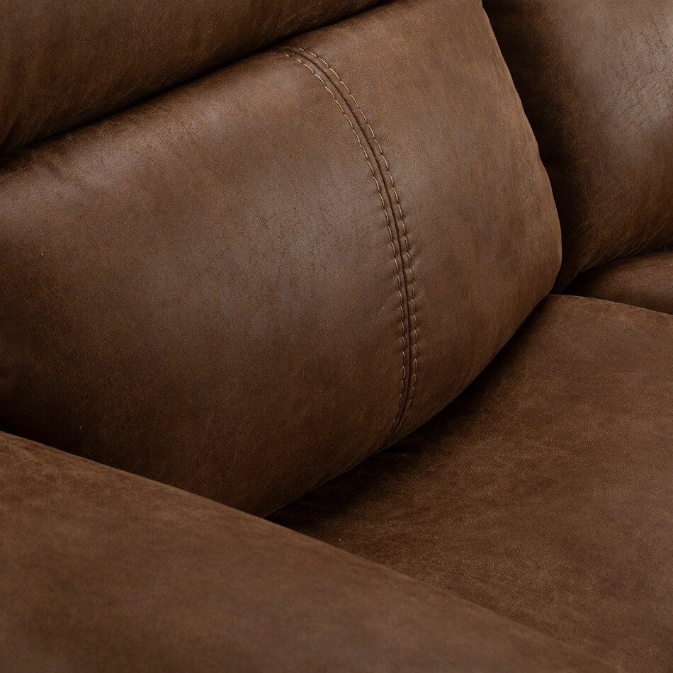   casual transitional recl sofa   