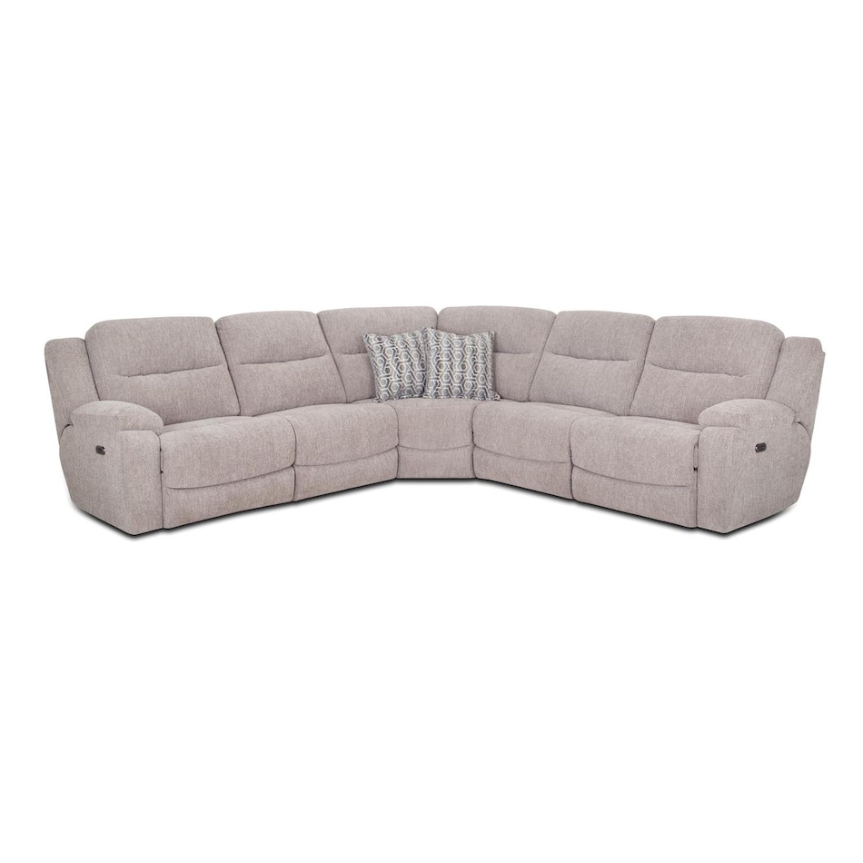   stella mushroom sectional w recliner fpc  