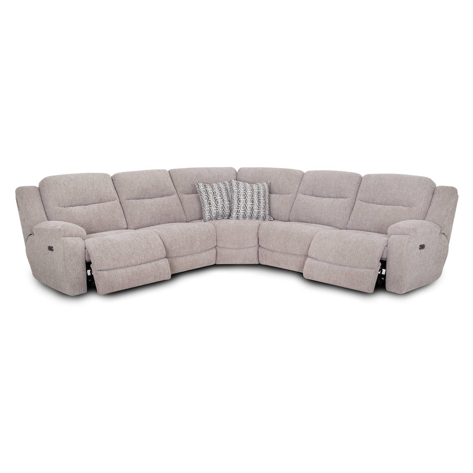   stella mushroom sectional w recliner fpc  