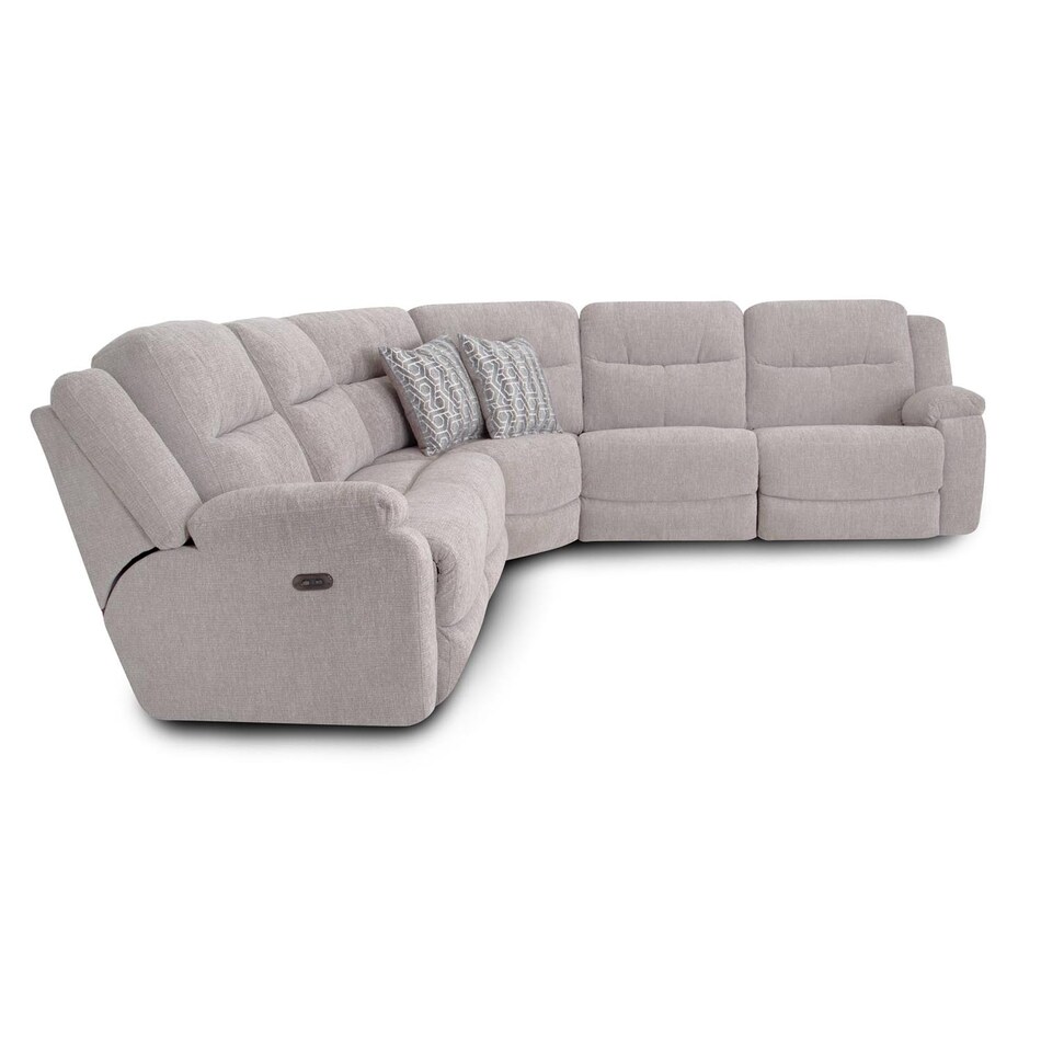   stella mushroom sectional w recliner fpc  